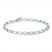 Men's Rolo Link Bracelet Stainless Steel 8" Length