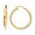 Twisted Hoop Earrings 14K Yellow Gold