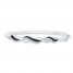 Diamond Bangle 1/4 ct tw Black/White Sterling Silver