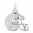 Football Helmet Charm Sterling Silver