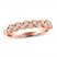 Adrianna Papell Diamond Anniversary Ring 1/4 ct tw Round-cut 14K Rose Gold