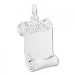 Diploma Charm Sterling Silver