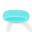 Light Blue Silicone Women's Wedding Band