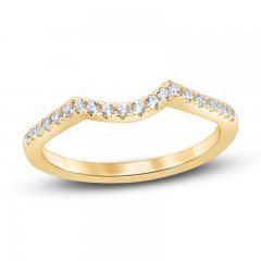 Diamond Wedding Band 1/6 ct tw Round-cut 14K Yellow Gold