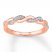 Diamond Anniversary Band 1/10 ct tw Round-cut 10K Rose Gold