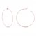 Large Hoop Earrings 14K Rose Gold 60mm