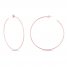 Large Hoop Earrings 14K Rose Gold 60mm