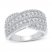 Diamond Fashion Ring 1 ct tw Round-cut 10K White Gold