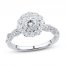 Diamond Engagement Ring 1 ct tw Round-cut 14K White Gold