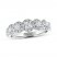 Leo Diamond Anniversary Ring 3/4 ct tw 14K White Gold