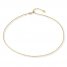 Crisscross Chain Adjustable Length 14K Yellow Gold