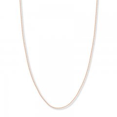 Adjustable 22" Rope Chain 14K Rose Gold Appx. 1.05mm