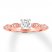 Diamond Engagement Ring 5/8 ct tw Round-cut 14K Rose Gold