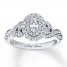 Neil Lane Engagement Ring 7/8 ct tw Diamonds 14K White Gold