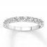 Diamond Wedding Band 1/4 ct tw 14K White Gold