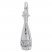 Champagne Bottle Charm Sterling Silver