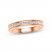 Diamond Wedding Band 1/4 ct tw Round-cut 14K Rose Gold