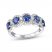 Le Vian Sapphire Ring 3/8 ct tw Diamonds Platinum