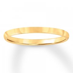 Wedding Band 14K Yellow Gold 2mm