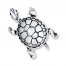 Turtle Pin Sterling Silver