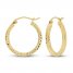 Hoop Earrings 14K Yellow Gold 20mm