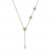 Diamond Necklace 1/6 ct tw Sterling Silver/10K Gold