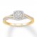 Diamond Ring 1/5 ct tw Round-cut 10K Yellow Gold