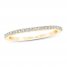 First Light Diamond Wedding Band 1/8 ct tw Round-cut 14K Yellow Gold