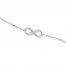 Infinity Bracelet 14K White Gold