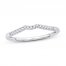 Diamond Wedding Band 1/15 ct tw Round-cut 14K White Gold