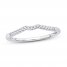 Diamond Wedding Band 1/15 ct tw Round-cut 14K White Gold