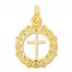 Cross Charm 14K Yellow Gold