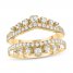 Leo Diamond Enhancer Band 1 ct tw Round-cut 14K Yellow Gold