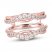 Leo Diamond Enhancer Band 3/4 ct tw Round-cut 14K Rose Gold