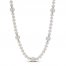 Cultured Pearl Necklace 14K Yellow Gold 18"