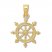 Ship's Wheel Charm 14K Yellow Gold