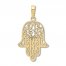 Hamsa Charm 14K Yellow Gold