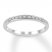 Diamond Wedding Band 1/10 ct tw 10K White Gold