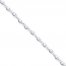 Beaded Anklet Sterling Silver 10" Length