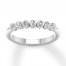 Diamond Anniversary Band 1/2 ct tw 14K White Gold