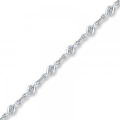 Diamond Bracelet 1/5 Carat tw Sterling Silver