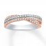 Diamond Ring 1/3 ct tw Round-cut 10K Two-Tone Gold