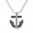 Men's Anchor Necklace Stainless Steel