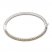 Citrine Bangle Bracelet Sterling Silver 7.25"