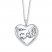 Heart Necklace Mother of an Angel Sterling Silver