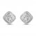 Diamond Stud Earrings 1/2 ct tw 10K White Gold