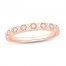 Diamond Anniversary Ring 1/5 ct tw Round-cut 14K Rose Gold