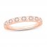 Diamond Anniversary Ring 1/5 ct tw Round-cut 14K Rose Gold