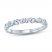 Monique Lhuillier Bliss Diamond Wedding Band 1/2 ct tw Marquise & Round-cut 18K White Gold