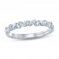 Monique Lhuillier Bliss Diamond Wedding Band 1/2 ct tw Marquise & Round-cut 18K White Gold